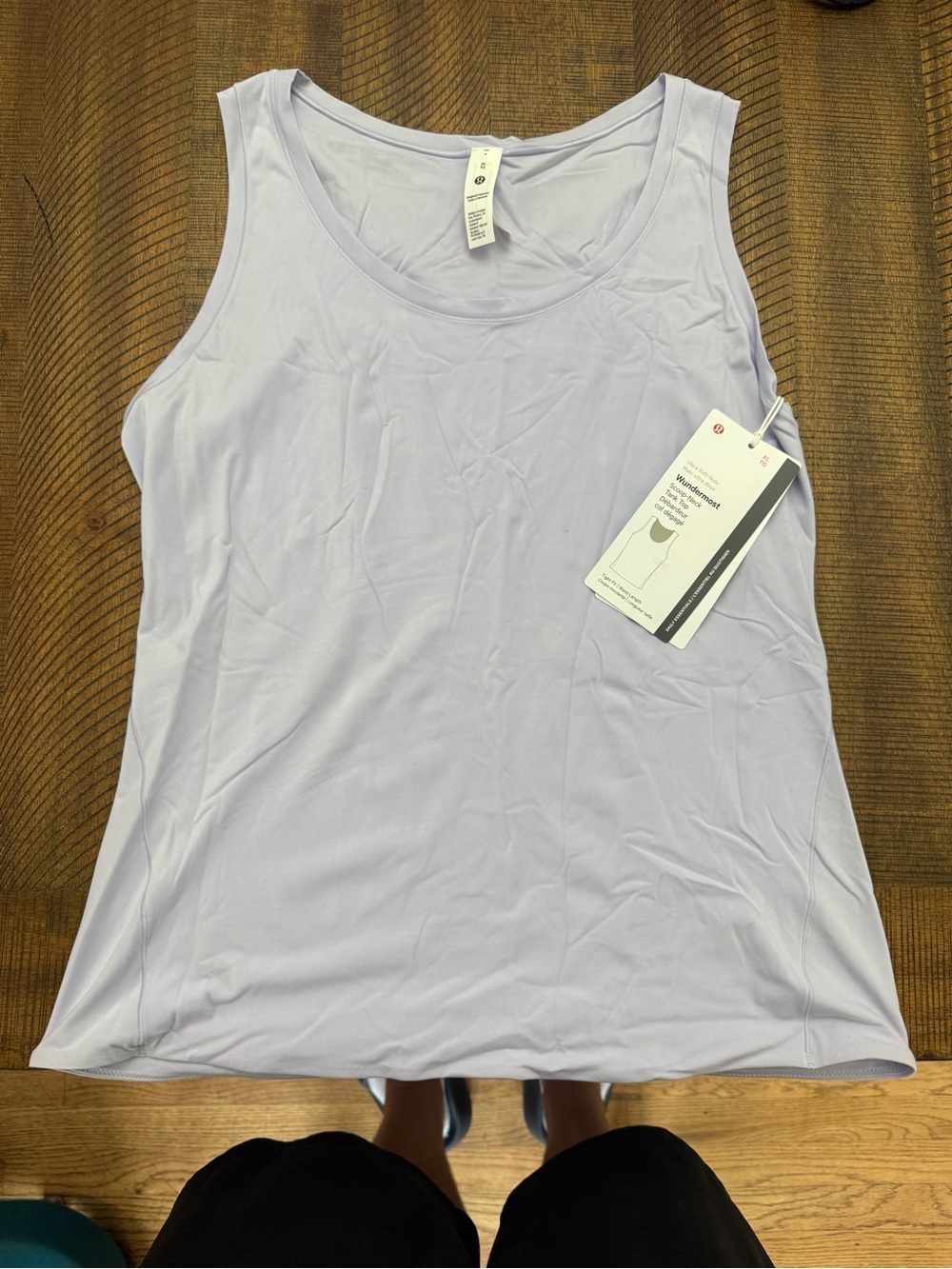lululemon athletica Light Lavender Scoop Neck Tank
